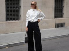 15 botões largos que escondem as protuberâncias do sutiã