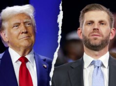 Eric Trump ligou para o pai ao vivo durante o evento Auburn Turning Point USA