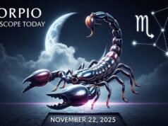 Horóscopo de Escorpião hoje, 22 de novembro de 2025 | Notícias de astrologia