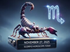 Horóscopo de Escorpião hoje, 27 de novembro de 2025 | Notícias de astrologia