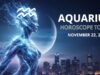 Horóscopo de Aquário hoje, 22 de novembro de 2025 | Notícias de astrologia