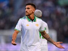 Pellegrini substitui Dybala no confronto do Rangers