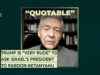 Trump é “muito rude” ao pedir perdão ao presidente de Israel a Netanyahu | Benjamim Netanyahu