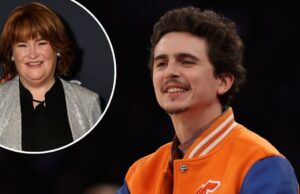 Timothee Chalamet recebeu uma homenagem surpresa ao aniversário de 30 anos de Susan Boyle