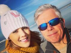 Empresário britânico está de volta ao Reino Unido… e nos braços da amante da nora que ‘tentou afogar na piscina da Flórida’