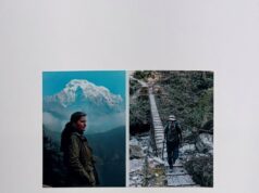 Sua Alteza está pegando a ‘estrada instável’… O hilariante cartão de Natal do Duque e da Duquesa de Edimburgo mostra uma foto invisível do príncipe navegando em uma ponte frágil em uma viagem ao Japão