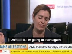 O repórter do Moment Sky News diz a palavra F ao vivo no ar em um grande erro ao discutir o escândalo de David Walliams