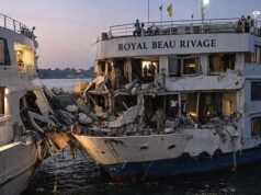 Dois navios de cruzeiro caem com impacto “extremamente violento” no Nilo, matando turista durante a viagem para ver os antigos tesouros do Egito