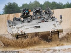 Tanques Ajax defeituosos de £ 6,3 bilhões ‘serão equipados com esteiras de borracha’ depois que outro soldado foi ferido durante os testes