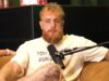Jake Paul maltratado e machucado luta para falar no podcast após a luta de Anthony Joshua