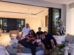 Cowell tem o ex-fator! O magnata da música passa a época festiva em Barbados com a noiva Lauren Silverman… E a ex-parceira Terri Seymour