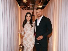 Adam Peaty se prepara para o casamento de hoje com Holly Ramsay enquanto os seguranças patrulham com cães antes da união que separou sua família