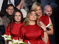 As damas de honra de Holly Ramsay são ridicularizadas por terem buquês de casamento que lembram cebolinhas em ‘homenagem’ a seu famoso pai, o chef