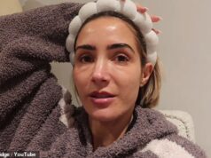 Frankie Bridge revela que sua família está passando por um período difícil em casa, pois AMBOS seus sogros estão se recuperando de procedimentos médicos graves