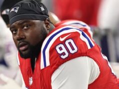 O lado defensivo dos Patriots, Christian Barmore, enfrenta acusações de agressão doméstica