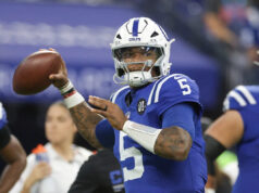 Os Colts abriram a janela de treinos de 21 dias de Anthony Richardson, dando ao time outra opção como zagueiro na reta final.