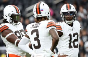 Shedeur Sanders dos Browns e Jerry Jeudy minimizam brigas laterais