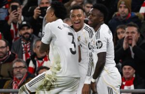 Alonso, do Real Madrid, elogia gols de Mbappé, ligação de Vini na vitória