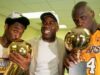 Bolas de basquete do campeonato Lakers assinadas por Kobe são vendidas por muito dinheiro