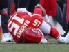 Reid dos Chiefs: Mahomes evitou grandes danos a outros ligamentos