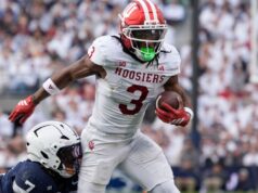 Fontes: Omar Cooper de Indiana totalmente disponível contra Alabama