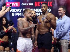 Anthony Joshua x Jake Paul AO VIVO: Scorecard e atualizações rodada a rodada enquanto o ex-bicampeão mundial dos pesos pesados entra no ringue de forma polêmica com o YouTuber que virou boxeador