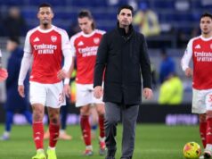 Mikel Arteta: Arsenal não se incomoda com a cobrança do título do Man City