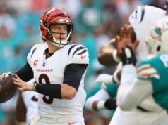 Joe Burrow, ‘se divertindo’ novamente, lidera Bengals sobre Dolphins