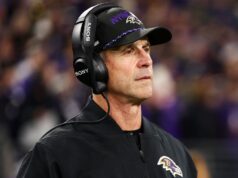 O técnico dos Ravens, John Harbaugh, não está preocupado com a segurança no emprego