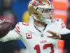 Brock Purdy tem 5 passes para touchdown enquanto 49ers melhoram para 11-4