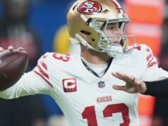 Brock Purdy tem 5 passes para touchdown enquanto 49ers melhoram para 11-4