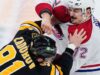 Canadiens ultrapassam os Bruins em uma luta cheia de luta em Boston
