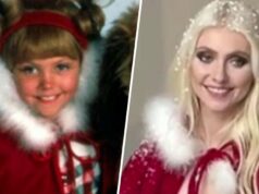 Traje original da estrela de ‘Grinch’ Taylor Momsen Sports 25 anos depois