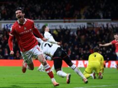 Kieffer Moore, do Wrexham, encantado com a dobradinha contra o ex-clube Sheffield United