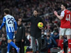Mikel Arteta alerta que o Arsenal deve melhorar a compostura para encerrar os jogos