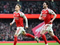 Declan Rice colocou o Arsenal de volta no comando da corrida pelo título da Premier League, insiste Martin Ødegaard