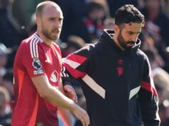 Christian Eriksen critica Ruben Amorim pelas críticas do Man United