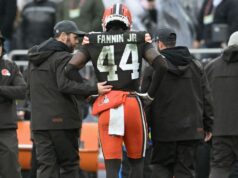 Browns TE Harold Fannin Jr. lesiona novamente a virilha contra Steelers