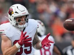 Trey McBride, dos Cardinals, consegue 117ª captura, estabelecendo recorde TE
