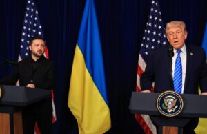Trump e Zelensky conversam após reunião sobre acordo de paz com a Ucrânia