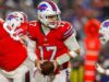 Josh Allen, do Bills, agrava lesão no pé, mas radiografia negativa