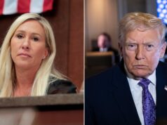 A deputada Marjorie Taylor Green criticou o presidente Trump