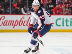 Penguins adquirem o atacante Yegor Chinakhov do Blue Jackets