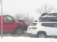 Clima perigoso de inverno causa caos nas viagens