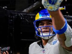 Puka Nacua lidera a lista de jogadores na maioria das escalações do campeonato de futebol fantasia de 2025