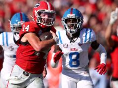 Georgia-Ole Miss marca a última revanche do College Football Playoff