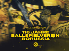 Borussia Dortmund comemora 116º aniversário