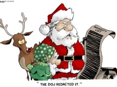 Desenho animado: DOJ corrigiu