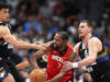 Durant marca 31, a sequência de 11 pontos de Shepard ajuda o Rockets a encerrar a seqüência de 6 vitórias consecutivas do Nuggets, 115-101