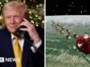 Onde está o Papai Noel agora? Trump atende ligações de crianças no rastreador NORAD